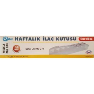 HAFTALIK İLAÇ KUTUSU